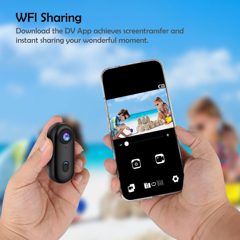 GO! Sport | Mini – Magnetic Hands-Free Action Camera (4K Ultra HD)