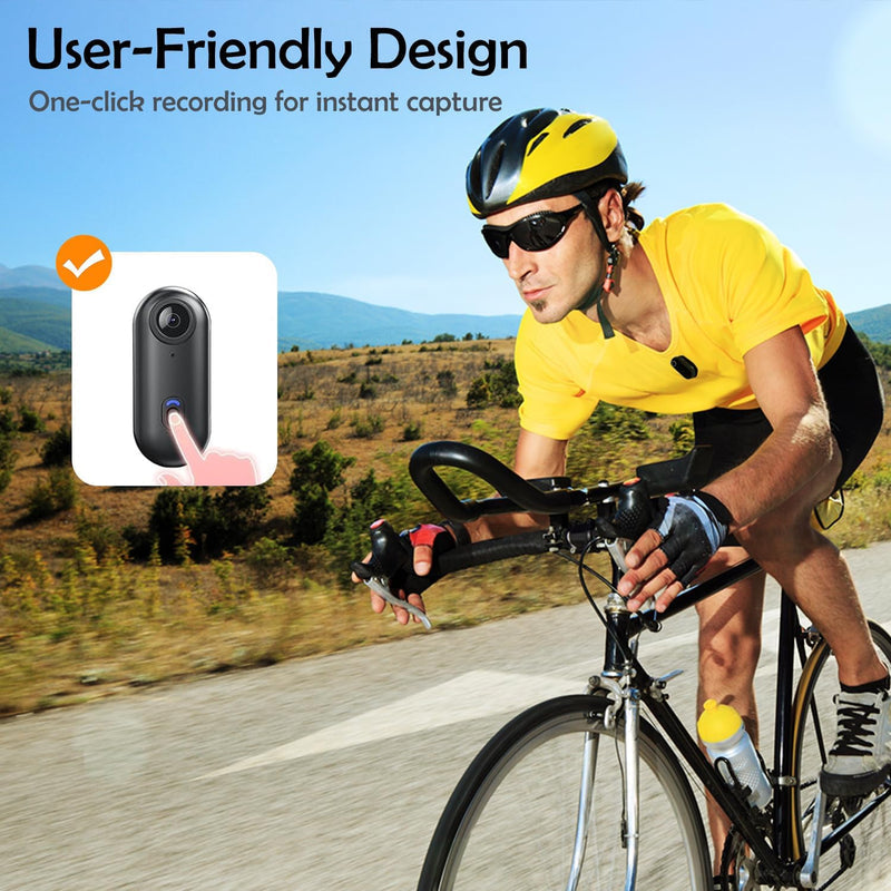 GO! Sport | Mini – Magnetic Hands-Free Action Camera (4K Ultra HD)