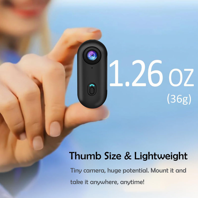 GO! Sport | Mini – Magnetic Hands-Free Action Camera (4K Ultra HD)