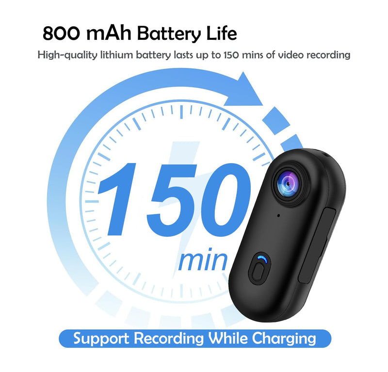 GO! Sport | Mini – Magnetic Hands-Free Action Camera (4K Ultra HD)