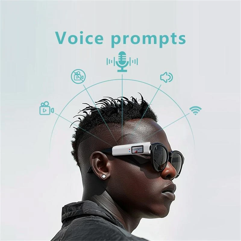 GO! Sport | S110 FPV ANTI-BLUE LIGHT GLASSES WITH CAMERA - WHITE