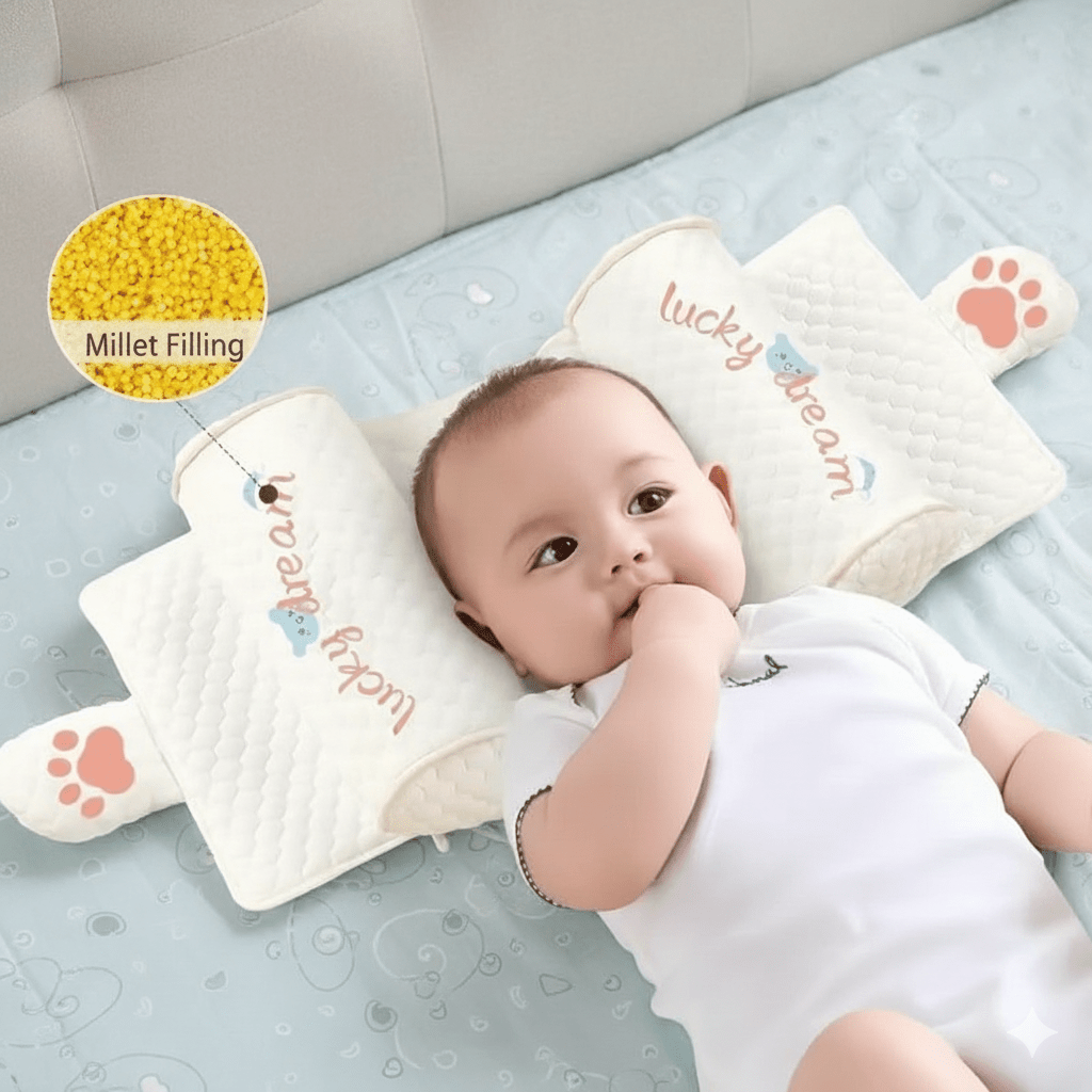 GO! Kids | Baby Anti-Roll Safety Sleep Pillow – Newborn Positioning Support.