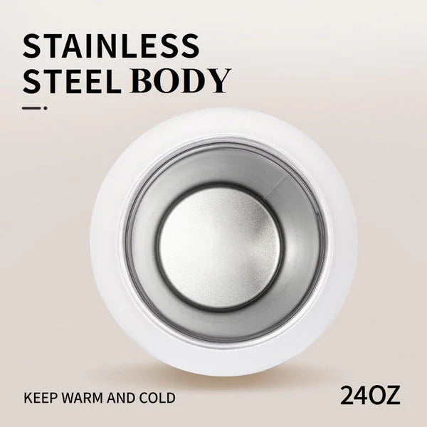 BYLOU - VACUUM INSULATED BOTTLE WITH MAGNETIC PHONE HOLDER