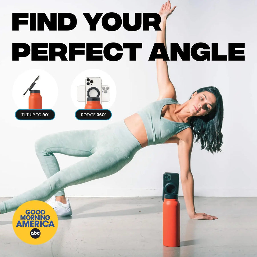 BYLOU - VACUUM INSULATED BOTTLE WITH MAGNETIC PHONE HOLDER