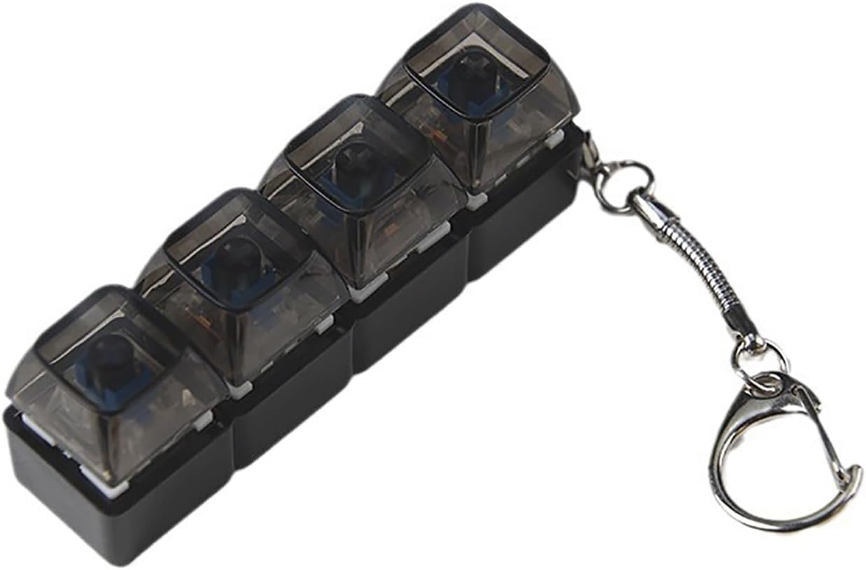 GO! Tech | Clickie™ Mechanical Keyboard Switch Tester Keychain – ADHD Fidget Toy & Gamer Gift